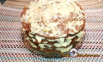 рецепт печеночного торта дома