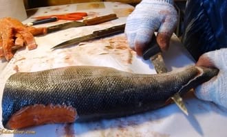 как приготовить стейк из лосося, как приготовить лосось на сковороде