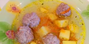 диетический суп с фрикадельками, диетические супы простые и вкусные