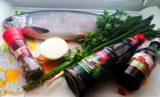 лосось в фольге, лосось в духовке в фольге, рецепт лосося в фольге