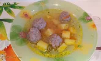 диетический суп с фрикадельками, диетические супы простые и вкусные